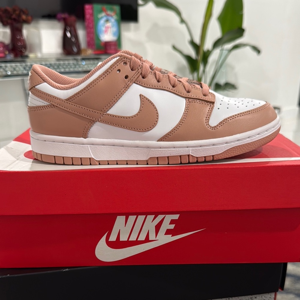 Nike Brown and White Sneakers